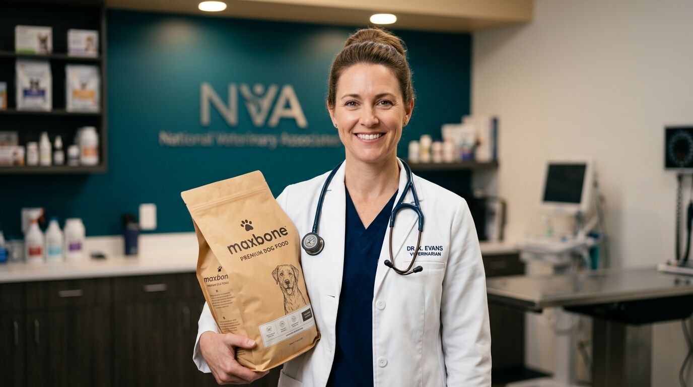 NVA Veterinarian endorsing maxbone